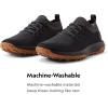 image:imageAllbirds Mens Trail Runner Breathable All Traction Hiking ShoesNatural Black Rugged Khaki Sole