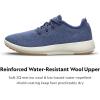 image:imageAllbirds Mens Wool Runner Mizzle WaterRepellent Breathable Casual Walking Sneakers Made with EcoFriendly Merino WoolHazy Indigo Natural White Sole