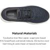 image:imageAllbirds Mens Wool Runner Mizzle WaterRepellent Breathable Casual Walking Sneakers Made with EcoFriendly Merino WoolNatural Black Natural White Sole
