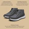 image:imageAllbirds Mens Wool Runner NZ Mid Waterproof Comfortable MidCut Sneaker with TractionDark Grey Light Grey Sole