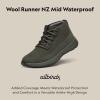 image:imageAllbirds Mens Wool Runner NZ Mid Waterproof Comfortable MidCut Sneaker with TractionDark Jungle Dark Jungle Sole