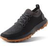 image:imageAllbirds Mens Trail Runner Breathable All Traction Hiking ShoesNatural Black Rugged Khaki Sole