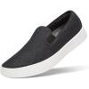 image:imageAllbirds Mens Wool Cruiser SlipOn Comfortable Everyday Sneaker Easy OnOff Walking ShoesNatural Black Blizzard Sole