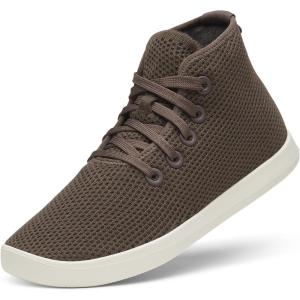 image:imageAllbirds Mens Tree Topper Lightweight HighTop Sneaker Breathable Everyday Casual ShoesRustic Brown Stony Cream Sole
