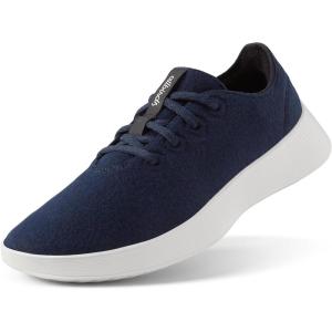 image:imageAllbirds Mens Wool Runner Go Breathable Merino Wool SneakersDeep Navy Blizzard Sole