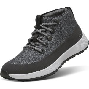 image:imageAllbirds Mens Wool Runner NZ Mid Waterproof Comfortable MidCut Sneaker with TractionDark Grey Light Grey Sole