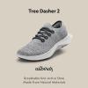 image:imageAllbirds Mens Tree Dasher 2 Active Running amp Walking SneakersBlizzard  Natural Black Blizzard Sole