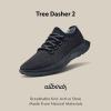 image:imageAllbirds Mens Tree Dasher 2 Active Running amp Walking SneakersNatural Black Natural Black Sole