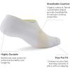 image:imageAllbirds Unisex Anytime No Show Sock Lightweight Organic Cotton Ped Socks for Men amp WomenBlizzard