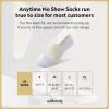 image:imageAllbirds Unisex Anytime No Show Sock Lightweight Organic Cotton Ped Socks for Men amp WomenBlizzard