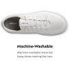 image:imageAllbirds Womens Canvas Piper Everyday Court SneakersBlizzard Blizzard Sole
