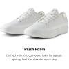 image:imageAllbirds Womens Canvas Piper Everyday Court SneakersBlizzard Blizzard Sole