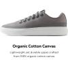 image:imageAllbirds Womens Canvas Piper Everyday Court SneakersMedium Grey Blizzard Sole