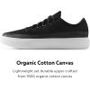 image:imageAllbirds Womens Canvas Piper Everyday Court SneakersNatural Black Blizzard Sole