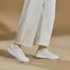 image:imageAllbirds Womens Canvas Piper Everyday Court SneakersNatural Black Blizzard Sole