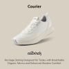 image:imageAllbirds Womens Courier Lightweight RetroInspired Everyday SneakerBlizzard  Light Grey Natural White Sole