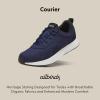image:imageAllbirds Womens Courier Lightweight RetroInspired Everyday SneakerDeep Navy Natural White Sole
