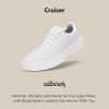 image:imageAllbirds Womens Cruiser Lightweight Walking Court Sneaker ShoesBlizzard Blizzard Sole