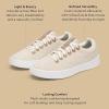 image:imageAllbirds Womens Cruiser Lightweight Walking Court Sneaker ShoesNatural White  Taupe Blush Blizzard Sole