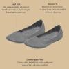 image:imageAllbirds Womens Tree Breezer Knit Ballet Flats SlipOn Everyday Round Toe Shoes Machine Washable Made with Natural MaterialsMist Dark Grey Sole