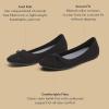 image:imageAllbirds Womens Tree Breezer Knit Ballet Flats SlipOn Everyday Round Toe Shoes Machine Washable Made with Natural MaterialsNatural Black  Bow