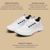 image:imageAllbirds Womens Tree Dasher 2 Utility TrailReady Active SneakerBlizzard  Deep Navy Natural White Sole