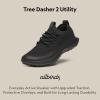 image:imageAllbirds Womens Tree Dasher 2 Utility TrailReady Active SneakerNatural Black Natural Black Sole