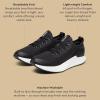 image:imageAllbirds Womens Tree Glider Everyday Active SneakersNatural Black Blizzard Sole