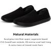 image:imageAllbirds Womens Tree Lounger Everyday SlipOn Sneakers Machine Washable Shoe Made with Natural MaterialsNatural Black Natural Black Sole