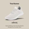 image:imageAllbirds Womens Tree Runner Everyday Sneakers Machine Washable Shoe Made with Natural MaterialsKaikoura White White Sole