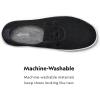 image:imageAllbirds Womens Tree Skipper Casual SneakersJet Black White Sole