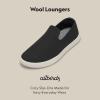 image:imageAllbirds Womens Wool Lounger Everyday SlipOn SneakersTrue Black Cream Sole