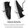 image:imageAllbirds Womens Wool Piper Casual SneakersTrue Black White Sole