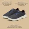 image:imageAllbirds Womens Wool Runner Go Breathable Merino Wool SneakersDark GreyThunder Red Arid Beige