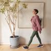 image:imageAllbirds Womens Wool Runner Go Breathable Merino Wool SneakersLight Grey  True Navy Blizzard Sole