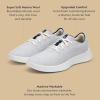 image:imageAllbirds Womens Wool Runner Go Breathable Merino Wool SneakersLight Grey  True Navy Blizzard Sole