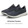 image:imageAllbirds Womens Wool Runner Mizzle WaterRepellent Breathable Casual Walking Sneakers Made with EcoFriendly Merino WoolNatural Black Natural White Sole