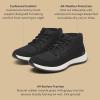 image:imageAllbirds Womens Wool Runner NZ Mid Waterproof Comfortable MidCut Sneaker with TractionNatural Black Natural White Sole