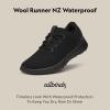 image:imageAllbirds Womens Wool Runner NZ Waterproof Comfortable Everyday Weatherproof SneakersNatural Black Natural Black Sole