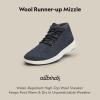 image:imageAllbirds Womens Wool Runnerup Mizzle WaterRepellent HighTop Wool SneakersNatural Black Natural White Sole