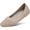 image:imageAllbirds Womens Tree Breezer Knit Ballet Flats SlipOn Everyday Round Toe Shoes Machine Washable Made with Natural MaterialsLight Khaki
