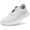 image:imageAllbirds Womens Wool Runner Go Breathable Merino Wool SneakersLight Grey  True Navy Blizzard Sole