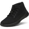 image:imageAllbirds Womens Wool Runner NZ Mid Waterproof Comfortable MidCut Sneaker with TractionNatural Black Natural Black Sole