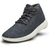 image:imageAllbirds Womens Wool Runnerup Mizzle WaterRepellent HighTop Wool SneakersDark Grey Natural White Sole
