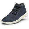 image:imageAllbirds Womens Wool Runnerup Mizzle WaterRepellent HighTop Wool SneakersNatural Black Natural White Sole