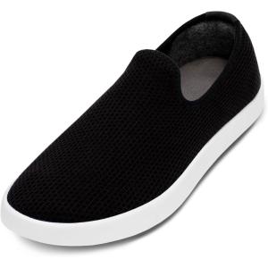 image:imageAllbirds Mens Tree Lounger Everyday SlipOn Sneakers Machine Washable Shoe Made with Natural MaterialsNatural Black Blizzard Sole