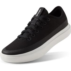 image:imageAllbirds Womens Canvas Piper Everyday Court SneakersNatural Black Blizzard Sole