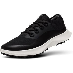 image:imageAllbirds Womens Golf Dasher Lightweight Golf Sneaker ShoesNatural Black  Dark Grey Blizzard Sole