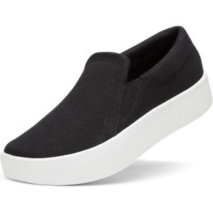image:imageAllbirds Womens Lounger Lift SlipOn Platform Sneaker Everyday Casual ShoesNatural Black Blizzard Sole