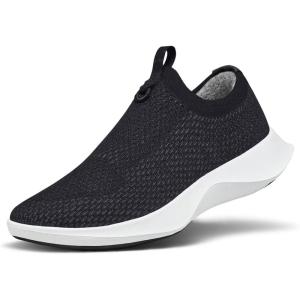 image:imageAllbirds Womens Tree Dasher Relay Laceless Everyday Active SneakersNatural Black Blizzard Sole